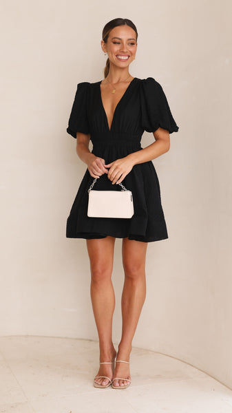 Erin Mini Dress - Black