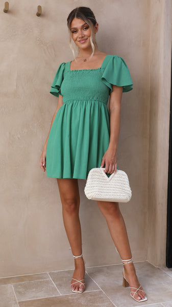 Molly Mini Dress - Green