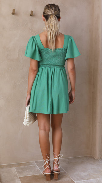 Molly Mini Dress - Green