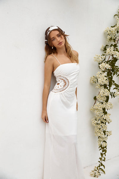 Amalfi Amore Maxi Dress White
