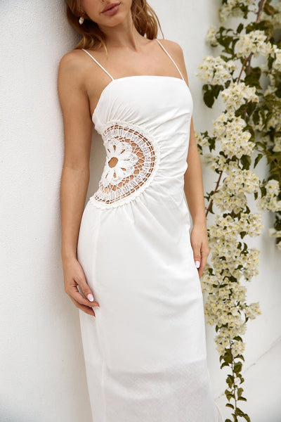Amalfi Amore Maxi Dress White