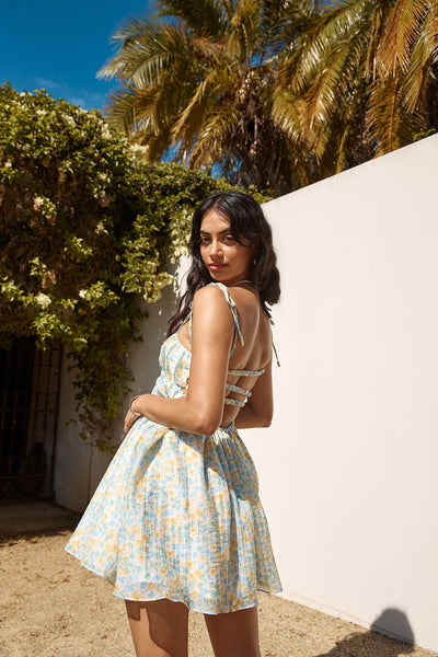 Summer Sunrise Mini Dress Multi
