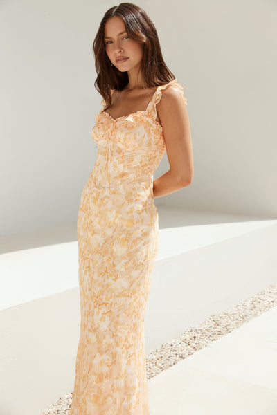 Botanica Maxi Dress Orange