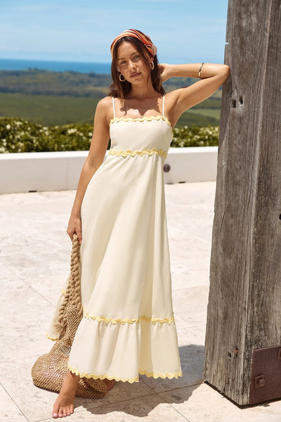 Fully Invested Maxi Dress Yellow