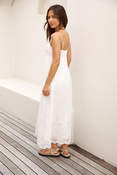FORTUNATE ONE Angelic Maxi Dress White
