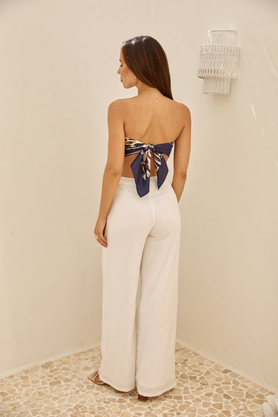 SEVEN WONDERS Scarf Top Tanah Print