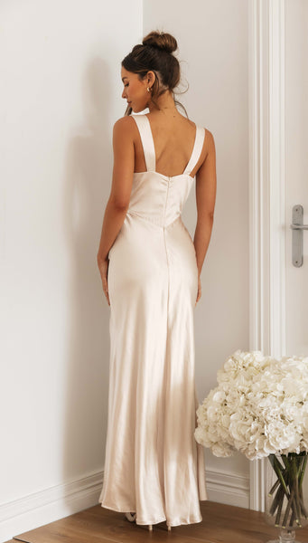Farrah Maxi Dress (Oyster)