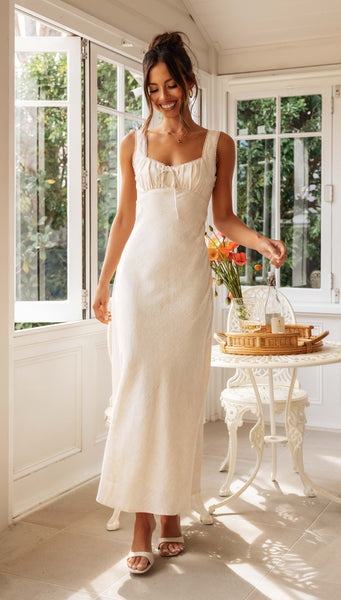 Matilda Maxi Dress (Oat)
