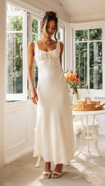 Matilda Maxi Dress (Oat)