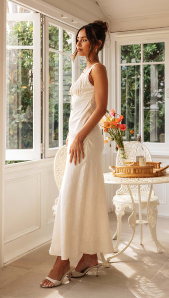 Matilda Maxi Dress (Oat)