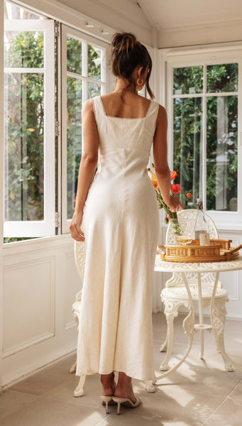 Matilda Maxi Dress (Oat)