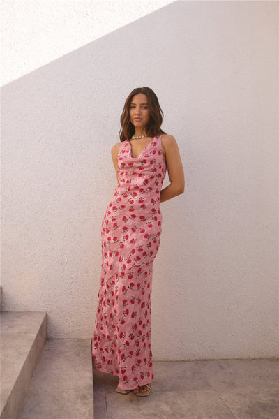 Everlasting Bouquet Maxi Dress Pink