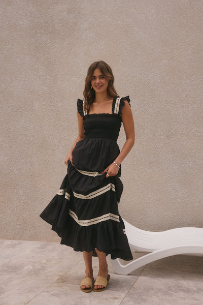 Monica Maxi Dress Black