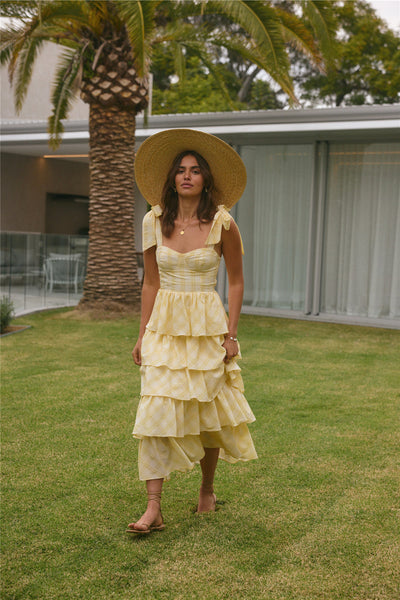 Dalia Maxi Dress Yellow