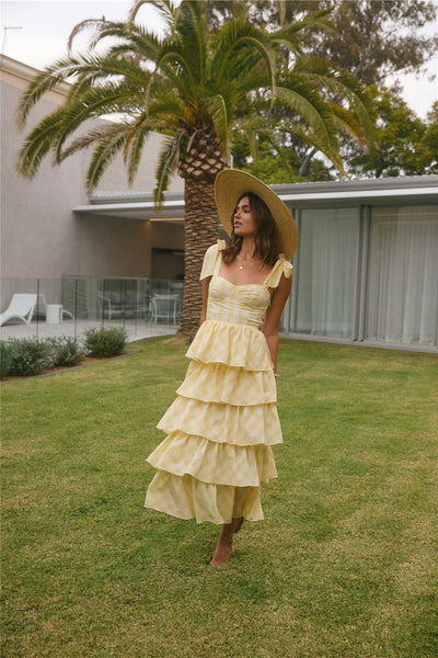 Dalia Maxi Dress Yellow