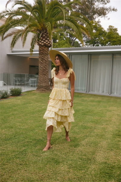 Dalia Maxi Dress Yellow