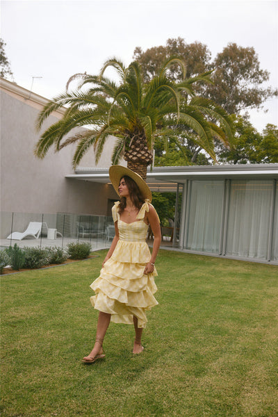 Dalia Maxi Dress Yellow