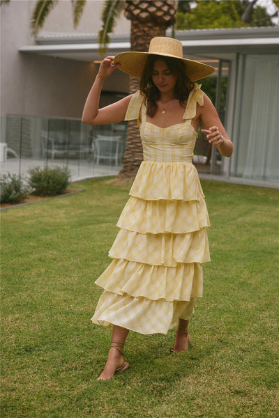 Dalia Maxi Dress Yellow