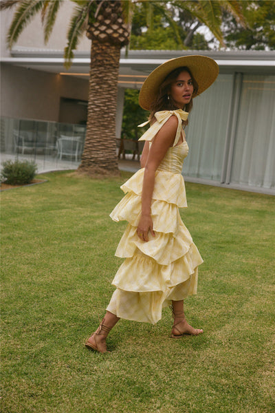 Dalia Maxi Dress Yellow