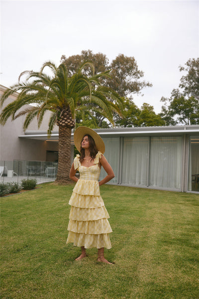 Dalia Maxi Dress Yellow