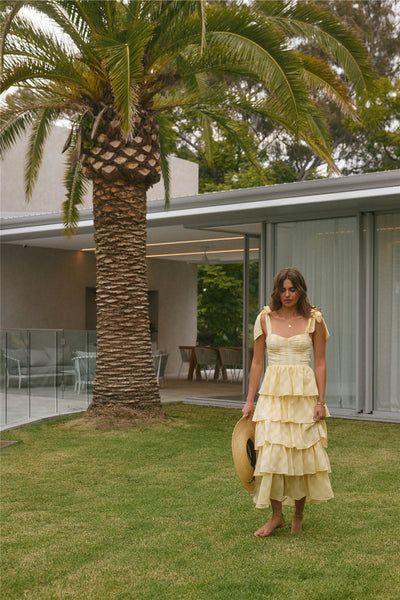 Dalia Maxi Dress Yellow