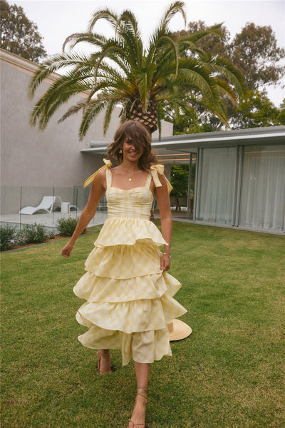 Dalia Maxi Dress Yellow