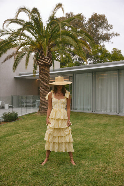 Dalia Maxi Dress Yellow