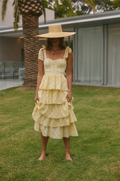 Dalia Maxi Dress Yellow
