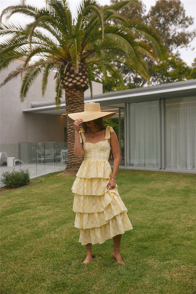 Dalia Maxi Dress Yellow