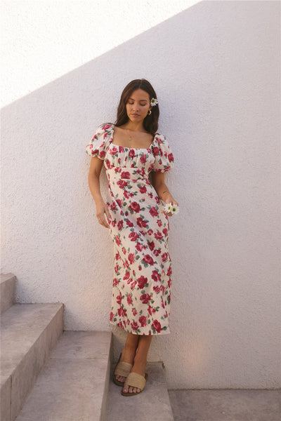 Rosalie Midi Dress Pink