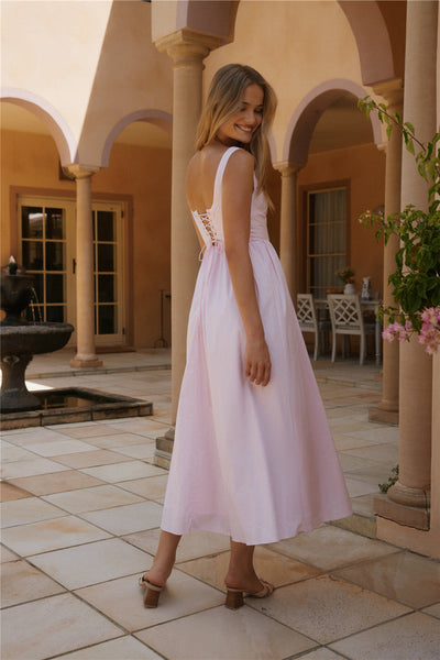 Blossom Blooming Maxi Dress Pink