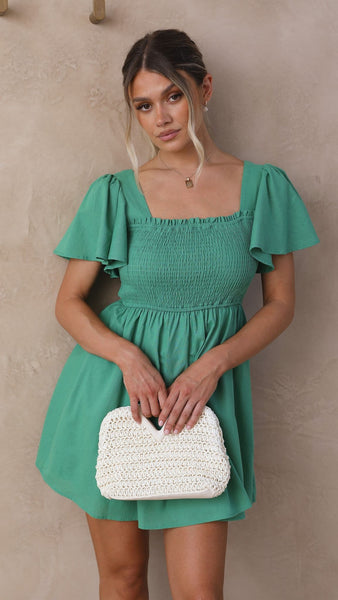 Molly Mini Dress - Green