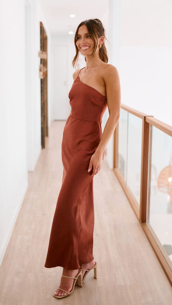 Margot Maxi Dress - Rust