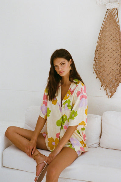 Daisy Floral Button Down Shirt