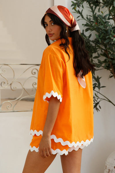 Tangerine Trees Set Orange