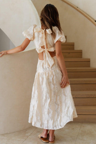 Cream Make The Most Maxi Dress