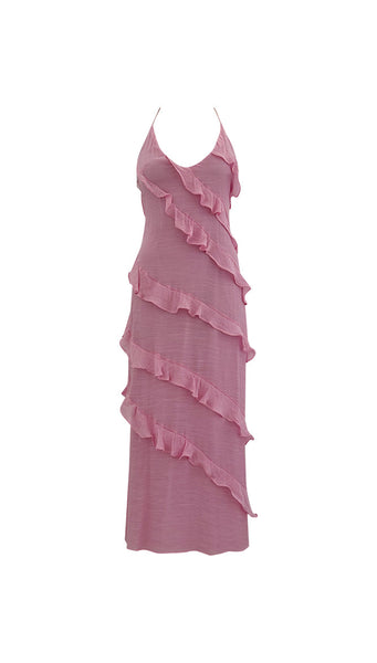 Dejavu Maxi Dress (Pink)