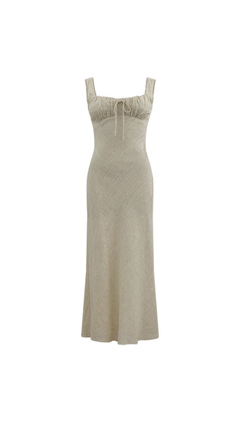 Matilda Maxi Dress (Oat)
