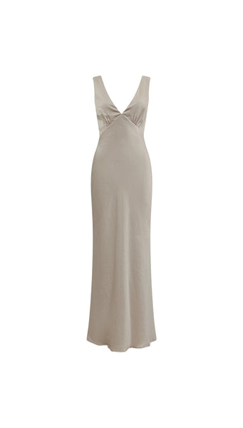 Farrah Maxi Dress (Oyster)