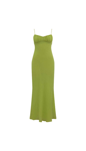 Tropicale Maxi Dress (Lime)