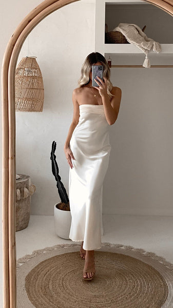 Miya Maxi Dress - Light Gold