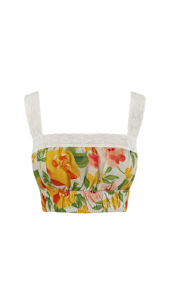 Floral Clemence Top