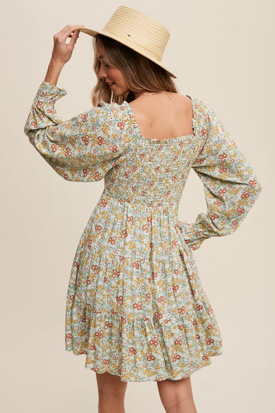 Anna Floral Mini Dress