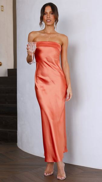 Miya Maxi Dress - Orange
