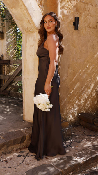 Ziah Maxi Dress - Espresso