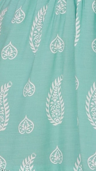 Tully Maxi Dress - Peppermint Print