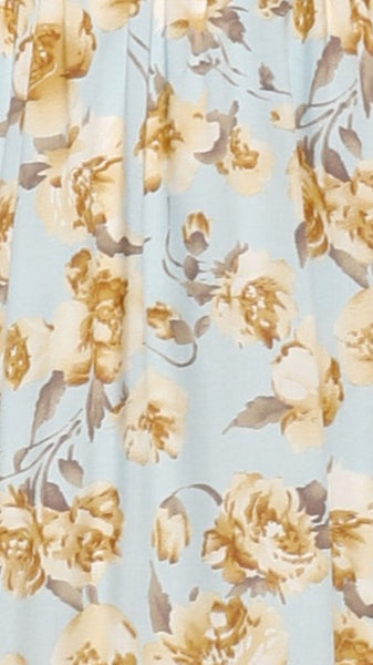 Acosta Maxi Dress - Blue Floral