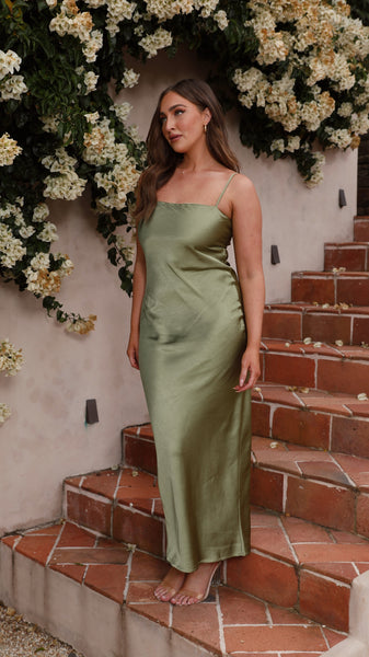 Keira Maxi Dress - Olive