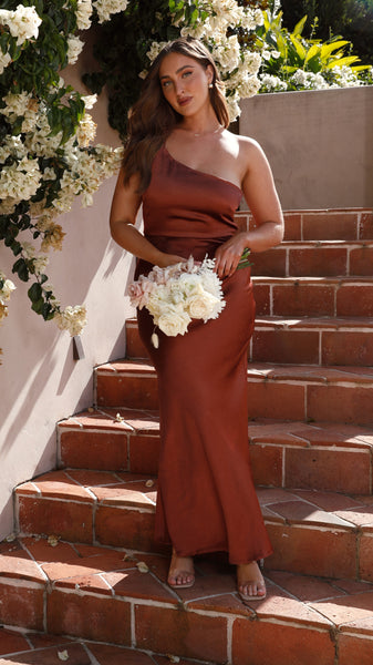 Margot Maxi Dress - Rust