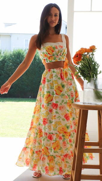 Floral Clemence Top